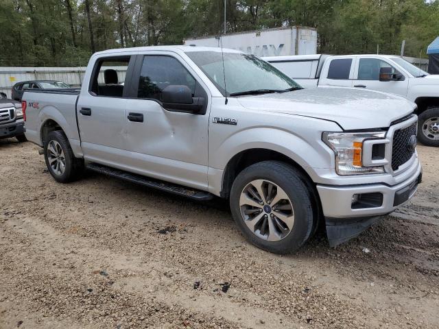 1FTEW1C53KKC57825 - 2019 FORD F150 SUPERCREW SILVER photo 4