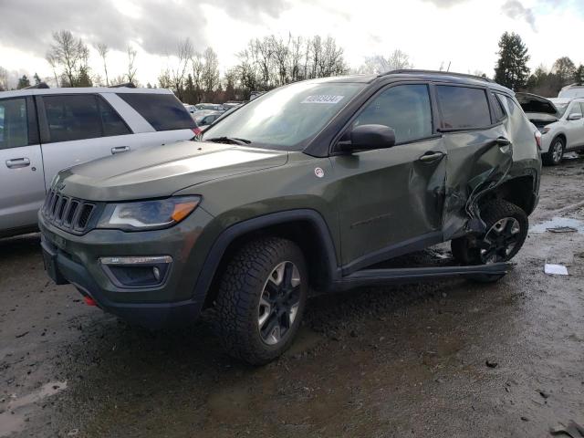 3C4NJDDB1HT651612 - 2017 JEEP COMPASS TRAILHAWK GREEN photo 1