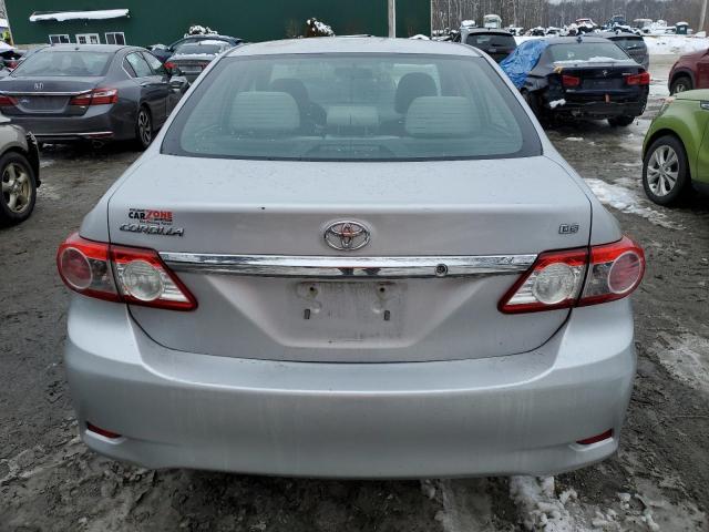 2T1BU4EE8CC766867 - 2012 TOYOTA COROLLA BASE SILVER photo 6