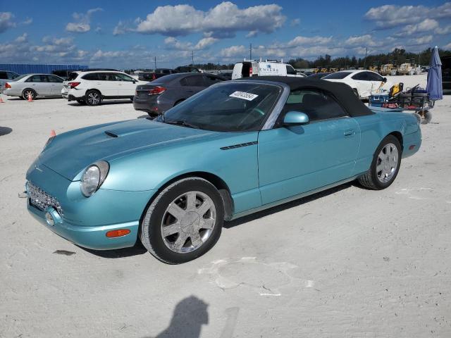 1FAHP60A92Y116513 - 2002 FORD THUNDERBIR TURQUOISE photo 1