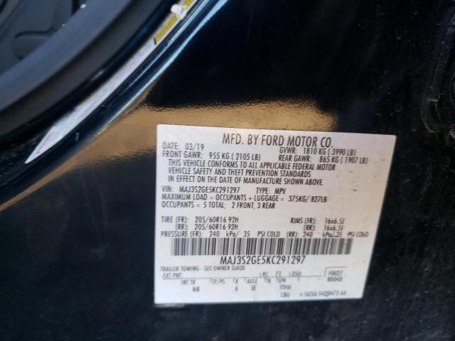 MAJ3S2GE5KC291297 - 2019 FORD ECOSPORT SE Qara foto 14