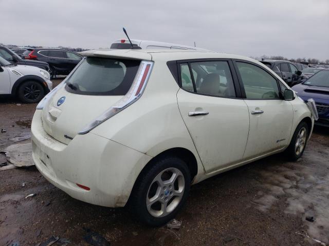 JN1AZ0CP1BT008485 - 2011 NISSAN LEAF SV WHITE photo 3