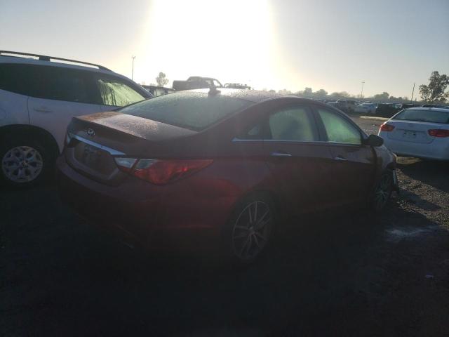 5NPEC4AC1BH233033 - 2011 HYUNDAI SONATA SE RED photo 3