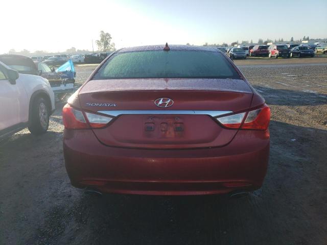 5NPEC4AC1BH233033 - 2011 HYUNDAI SONATA SE RED photo 6