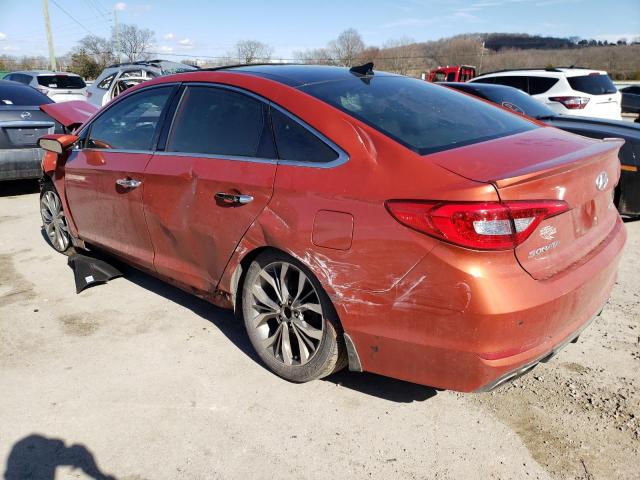 5NPE34AB8FH191764 - 2015 HYUNDAI SONATA SPORT ORANGE photo 2