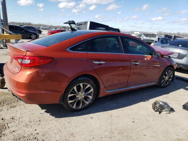 5NPE34AB8FH191764 - 2015 HYUNDAI SONATA SPORT ORANGE photo 3