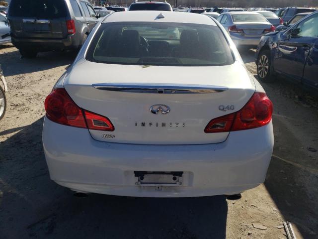 JN1CV6ARXFM521908 - 2015 INFINITI Q40 WHITE photo 6