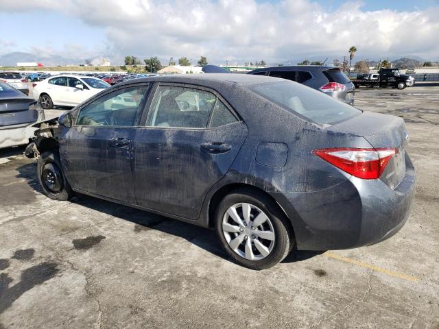 5YFBURHEXFP240351 - 2015 TOYOTA COROLLA L GRAY photo 2