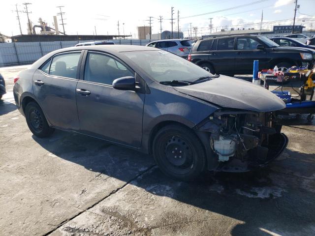 5YFBURHEXFP240351 - 2015 TOYOTA COROLLA L GRAY photo 4