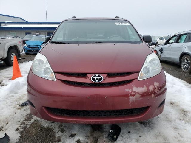 5TDZK23C18S122698 - 2008 TOYOTA SIENNA CE MAROON photo 5