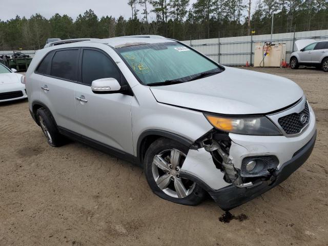 5XYKU4A63DG392348 - 2013 KIA SORENTO EX SILVER photo 4