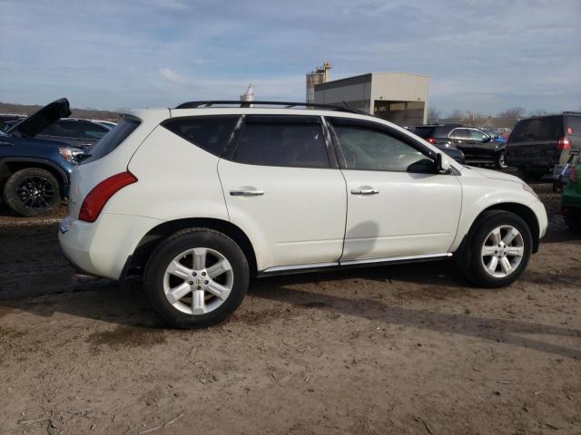 JN8AZ08W67W656704 - 2007 NISSAN MURANO SL WHITE photo 3