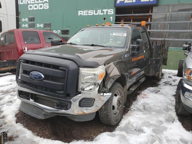 1FD8X3H66FEC35440 - 2015 FORD F350 SUPER DUTY BROWN photo 1