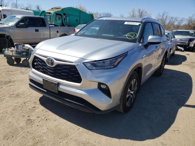 5TDGZRBH7LS049211 - 2020 TOYOTA HIGHLANDER XLE Gümüş foto 2