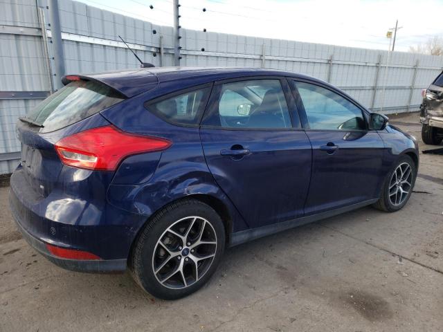 1FADP3K29GL321837 - 2016 FORD FOCUS SE BLUE photo 3