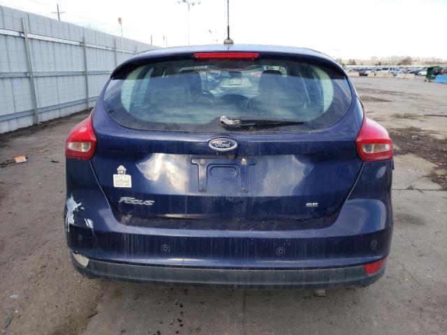 1FADP3K29GL321837 - 2016 FORD FOCUS SE BLUE photo 6