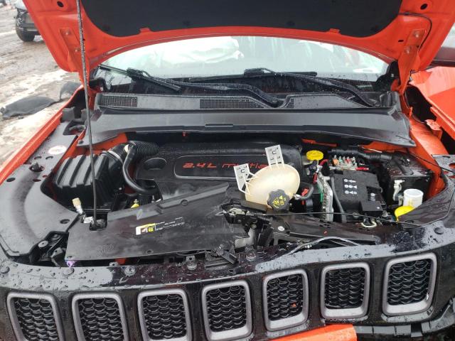 3C4NJDDB3HT624508 - 2017 JEEP COMPASS TRAILHAWK ORANGE photo 11