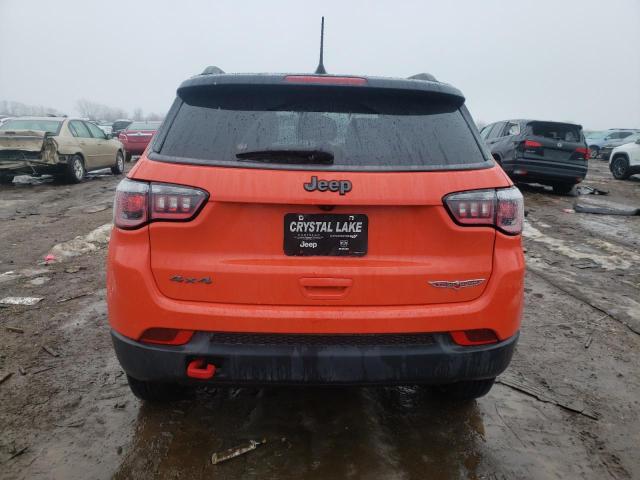 3C4NJDDB3HT624508 - 2017 JEEP COMPASS TRAILHAWK ORANGE photo 6