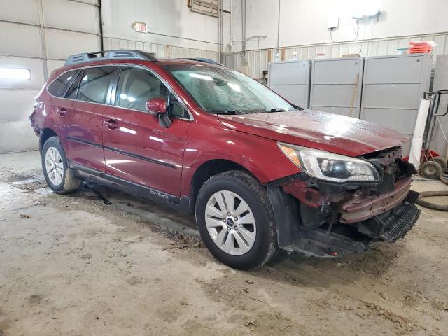 4S4BSAFC4H3281753 - 2017 SUBARU OUTBACK 2.5I PREMIUM RED photo 4