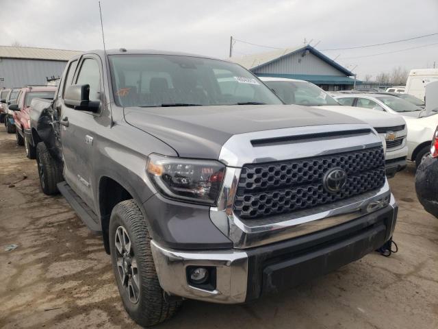 5TFUW5F1XKX787224 - 2019 TOYOTA TUNDRA DOUBLE CAB SR/SR5 GRAY photo 4