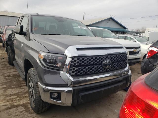 5TFUW5F1XKX787224 - 2019 TOYOTA TUNDRA DOUBLE CAB SR/SR5 GRAY photo 5