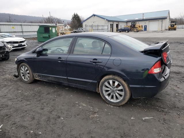 2HGFA1F98AH519315 - 2010 HONDA CIVIC EXL BLUE photo 2