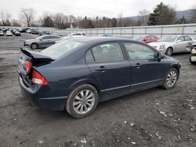 2HGFA1F98AH519315 - 2010 HONDA CIVIC EXL BLUE photo 3