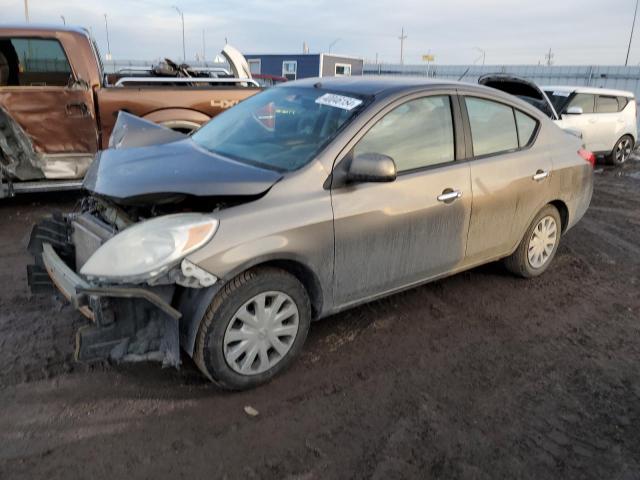 3N1CN7AP1DL883735 - 2013 NISSAN VERSA S GRAY photo 1