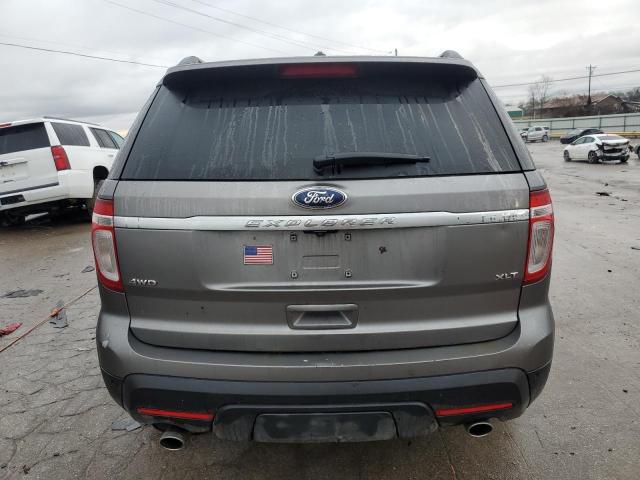 1FM5K8D80DGB68955 - 2013 FORD EXPLORER XLT GRAY photo 6