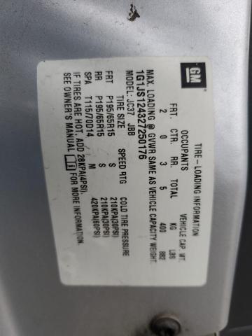 1G1JS124327250176 - 2002 CHEVROLET CAVALIER LS 银色 照片 12