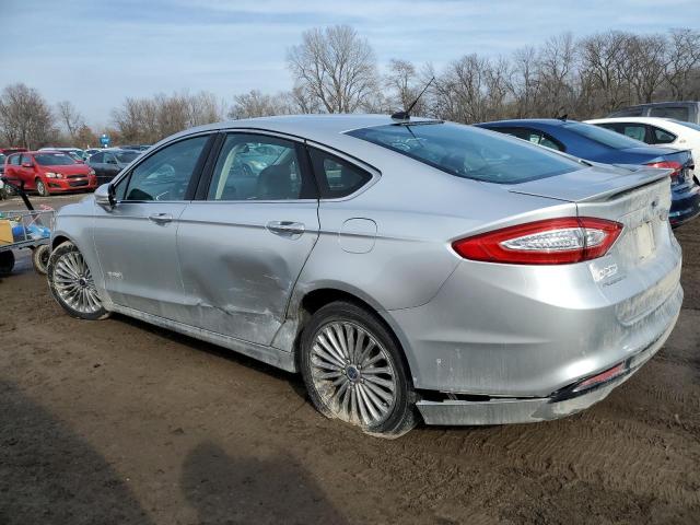 3FA6P0RU2ER278861 - 2014 FORD FUSION TITANIUM HEV SILVER photo 2