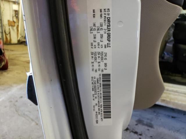 2C4RC1BG6ER295732 - 2014 CHRYSLER TOWN & COU TOURING თეთრი ფოტო 12