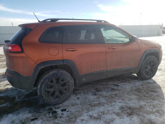 1C4PJMBS4FW780690 - 2015 JEEP CHEROKEE TRAILHAWK ORANGE photo 3