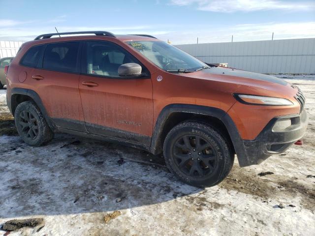 1C4PJMBS4FW780690 - 2015 JEEP CHEROKEE TRAILHAWK ORANGE photo 4