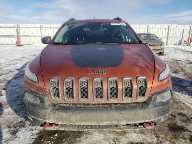 1C4PJMBS4FW780690 - 2015 JEEP CHEROKEE TRAILHAWK ORANGE photo 5