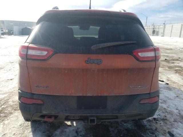 1C4PJMBS4FW780690 - 2015 JEEP CHEROKEE TRAILHAWK ORANGE photo 6