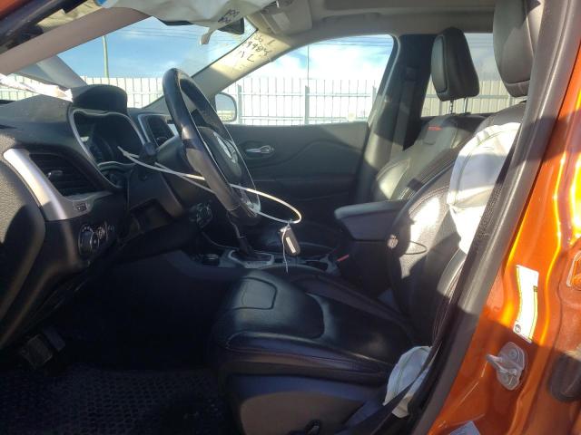 1C4PJMBS4FW780690 - 2015 JEEP CHEROKEE TRAILHAWK ORANGE photo 7