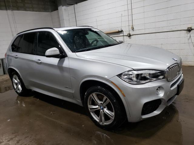 5UXKR6C53E0C03661 - 2014 BMW X5 XDRIVE50I SILVER photo 4