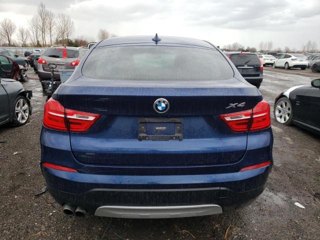 5UXXW3C51G0R19889 - 2016 BMW X4 XDRIVE28I BLUE photo 6
