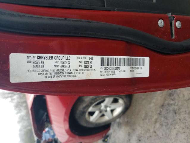 2B3CA4CD5AH128572 - 2010 DODGE CHARGER RED photo 12