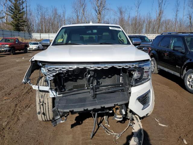 1FMJK1MTXKEA53539 - 2019 FORD EXPEDITION MAX PLATINUM WHITE photo 5