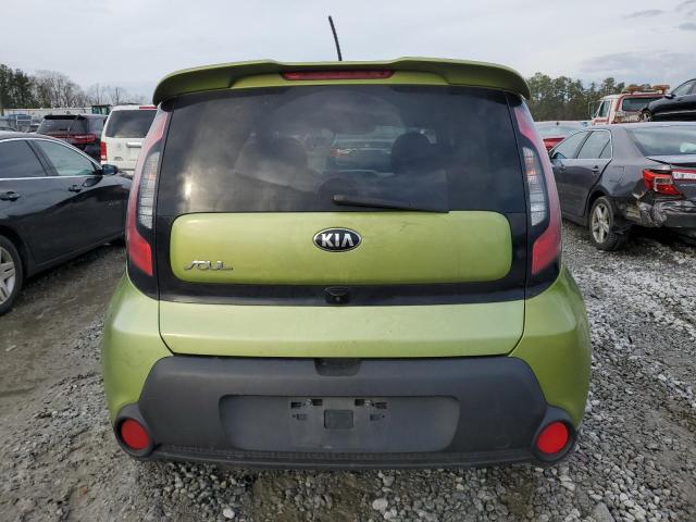 KNDJN2A2XF7761717 - 2015 KIA SOUL GREEN photo 6