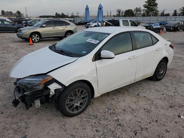 5YFBURHE4KP909076 - 2019 TOYOTA COROLLA L WHITE photo 1