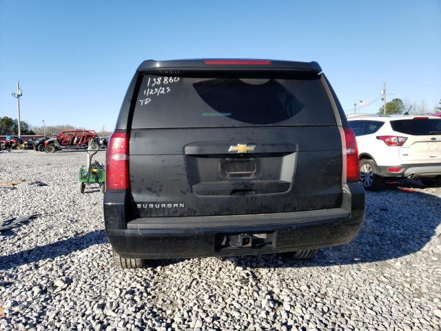 1GNSCJKC3FR307252 - 2015 CHEVROLET SUBURBAN C1500 LT BLACK photo 6