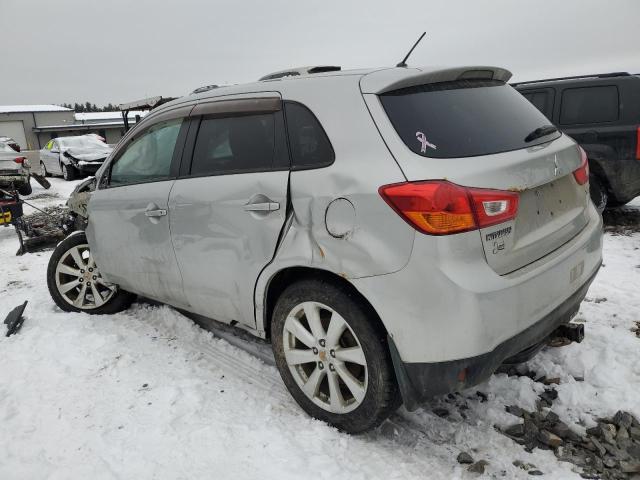 4A4AR3AU7FE004757 - 2015 MITSUBISHI OUTLANDER ES SILVER photo 2