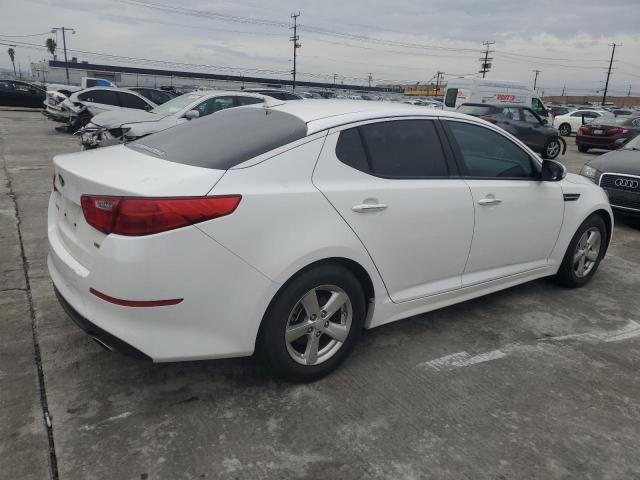 KNAGM4A78F5661533 - 2015 KIA OPTIMA LX WHITE photo 3