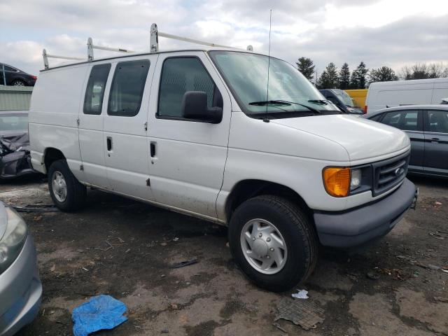 1FTNE24W37DA14768 - 2007 FORD ECONOLINE E250 VAN WHITE photo 4