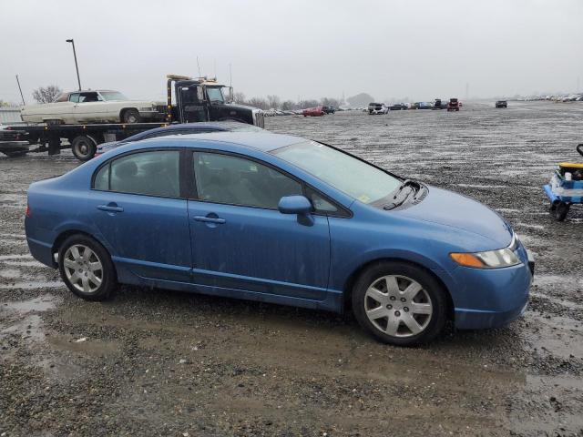 1HGFA16537L020768 - 2007 HONDA CIVIC LX BLUE photo 4