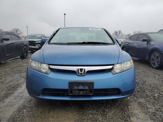 1HGFA16537L020768 - 2007 HONDA CIVIC LX BLUE photo 5