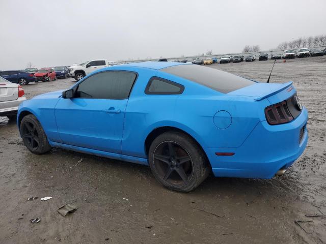 1ZVBP8AM2D5261771 - 2013 FORD MUSTANG BLUE photo 2